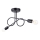 Lampadario a plafone LOOP 2xE27/15W/230V nero