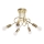 Lampadario a plafone LOOP 5xE27/15W/230V oro