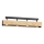 Lampadario a plafone MAISON 4xGU10/8W/230V marrone/quercia