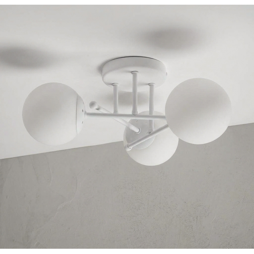 Lampadario a plafone MALENA 3xE14/5W/230V bianco