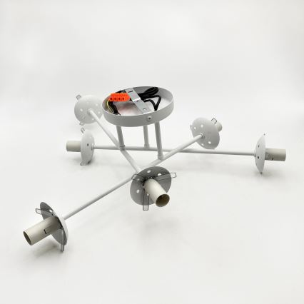 Lampadario a plafone MALENA 6xE14/5W/230V bianco