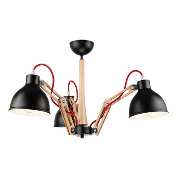 Lampadario a plafone MARCELLO 3xE27/60W/230V - FSC certificato