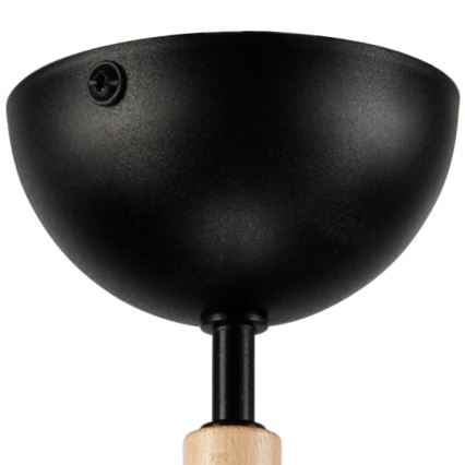 Lampadario a plafone MARCELLO 5xE27/60W/230V faggio