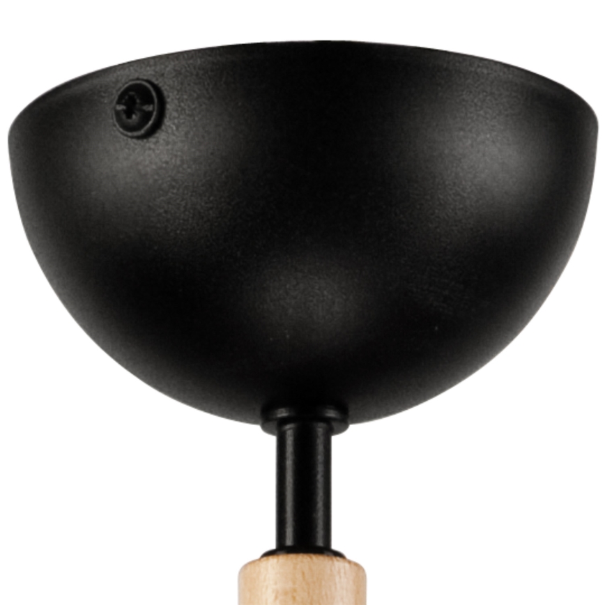 Lampadario a plafone MARCELLO 5xE27/60W/230V faggio