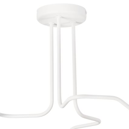 Lampadario a plafone MATYLDA 3xE27/60W/230V bianco