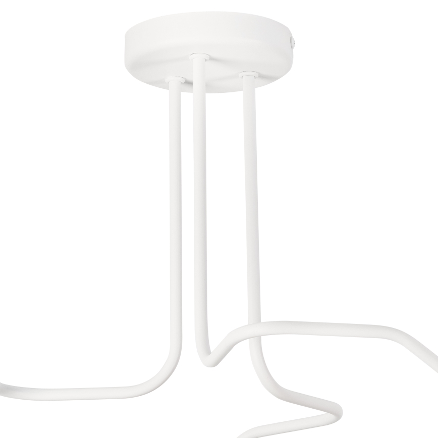 Lampadario a plafone MATYLDA 3xE27/60W/230V bianco