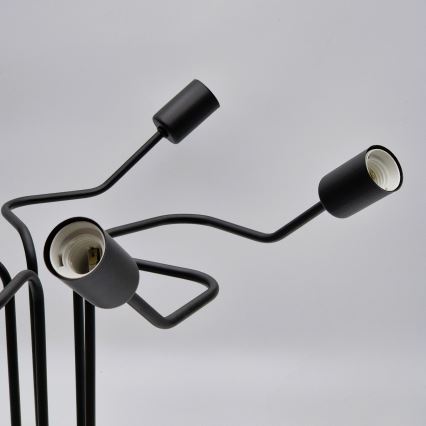 Lampadario a plafone MATYLDA 5xE27/60W/230V nero