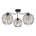 Lampadario a plafone MERCURE 3xE27/15W/230V nero