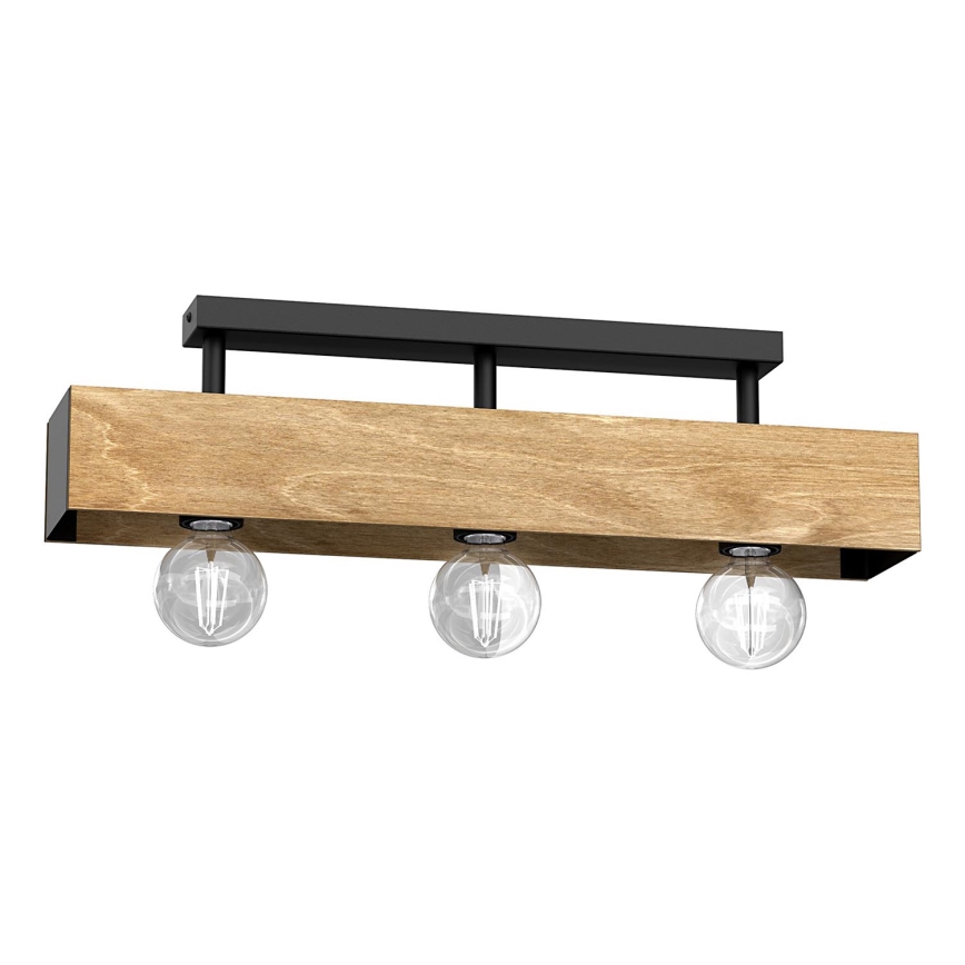 Lampadario a plafone MILUZA 3xE27/15W/230V