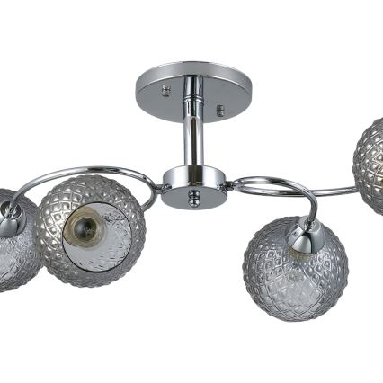 Lampadario a plafone OAKLAND 4xE27/60W/230V