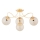 Lampadario a plafone OXA 4xE14/10W/230V oro