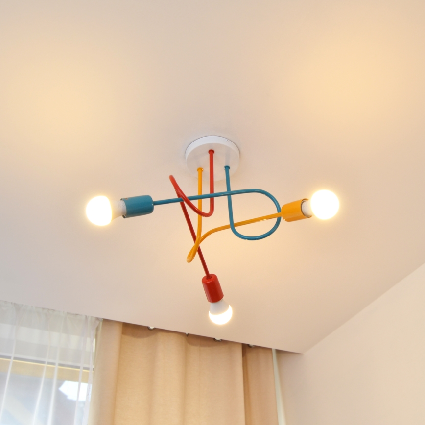 Lampadario a plafone OXFORD 3xE27/15W/230V