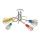 Lampadario a plafone OXFORD 4xE27/15W/230V