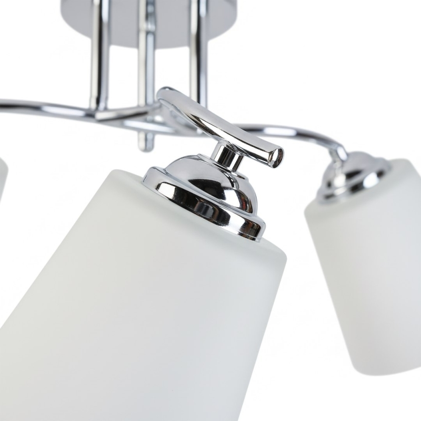 Lampadario a plafone PAFOS 3xE27/15W/230V cromo lucido