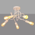 Lampadario a plafone per bambini OXFORD 5xE27/15W/230V bianco