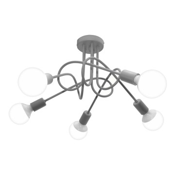 Lampadario a plafone per bambini OXFORD 5xE27/15W/230V