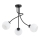 Lampadario a plafone PLENA 3xE27/15W/230V nero