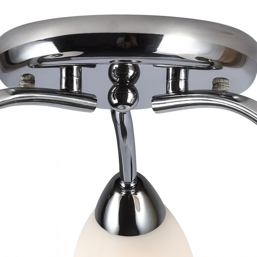 Lampadario a plafone PORTOS 3xE14/10W/230V cromato lucido