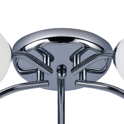 Lampadario a plafone PORTOS 5xE14/10W/230V cromo lucido