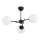 Lampadario a plafone PRIMERY 3xE14/10W/230V nero