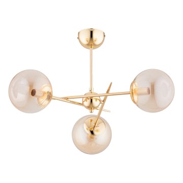 Lampadario a plafone PRIMERY 3xE14/10W/230V oro