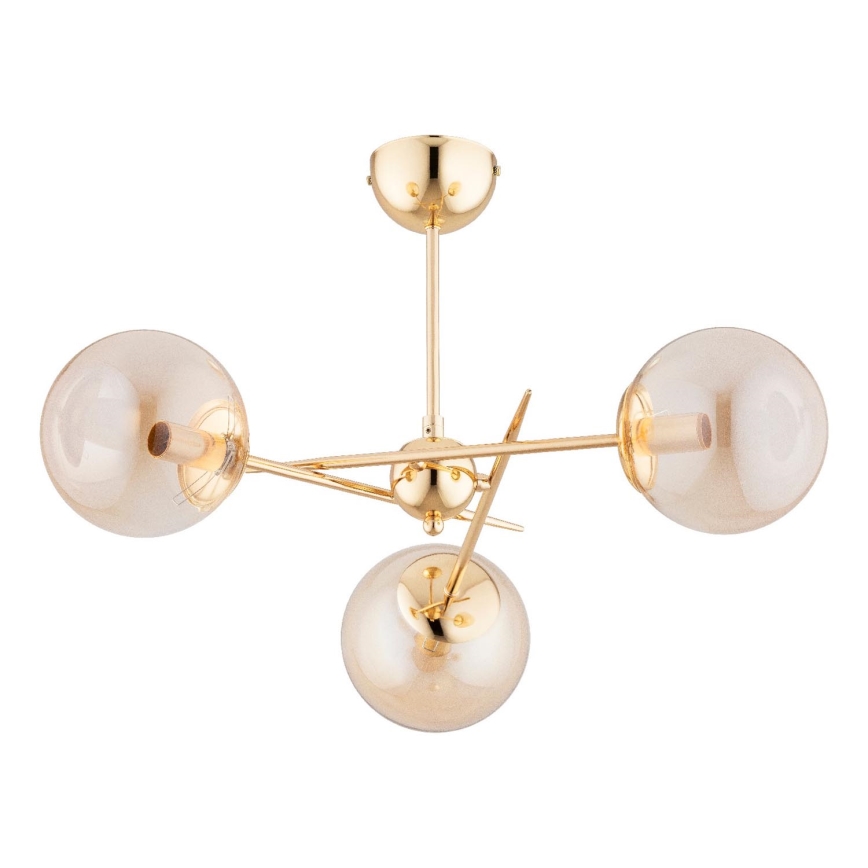 Lampadario a plafone PRIMERY 3xE14/10W/230V oro