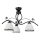 Lampadario a plafone RETRO 3xE27/60W/230V nero/bianco