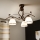 Lampadario a plafone RETRO 3xE27/60W/230V patina di bronzo