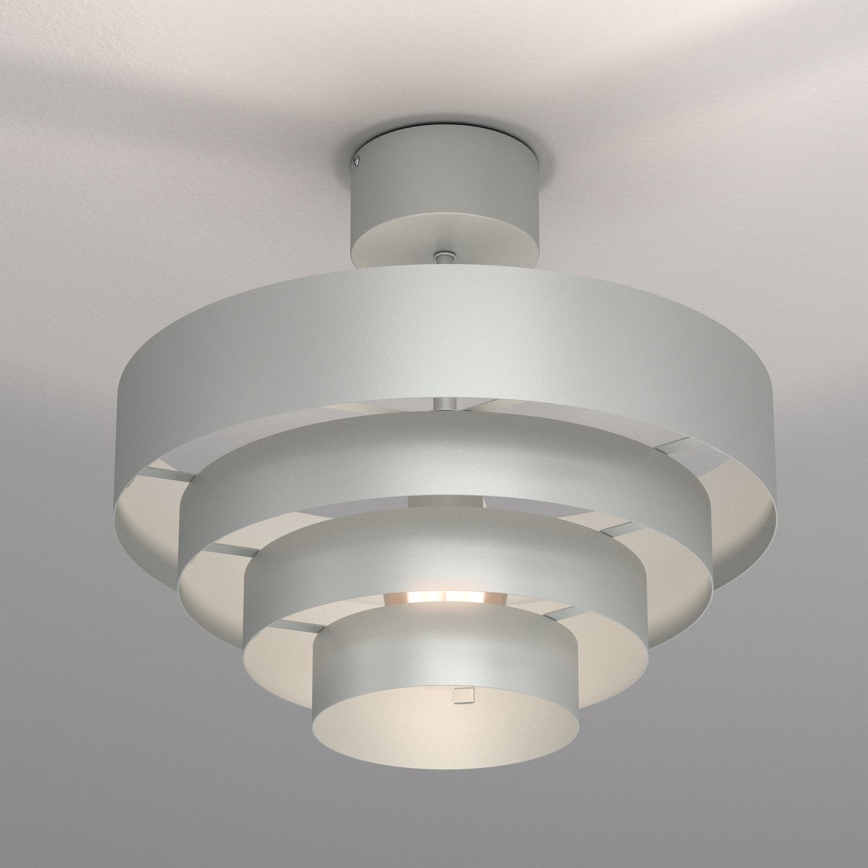 Lampadario a plafone RINGS 1xE27/15W/230V cromo lucido