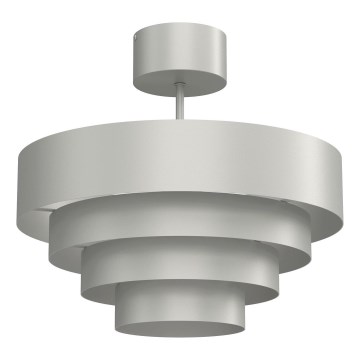 Lampadario a plafone RINGS 1xE27/15W/230V cromo lucido