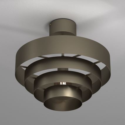Lampadario a plafone RINGS 1xE27/15W/230V ottone