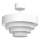 Lampadario a plafone RINGS 2xE27/15W/230V bianco