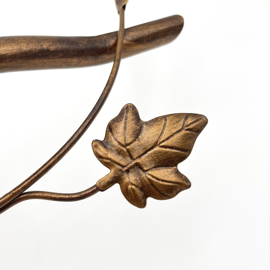 Lampadario a plafone ROZETA 3xE14/40W/230V bronzo