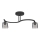 Lampadario a plafone SANTOS 2xE27/15W/230V nero