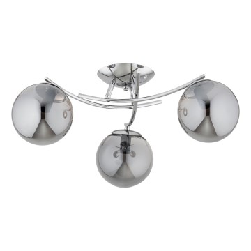 Lampadario a plafone SAVI 3xE14/10W/230V cromo lucido