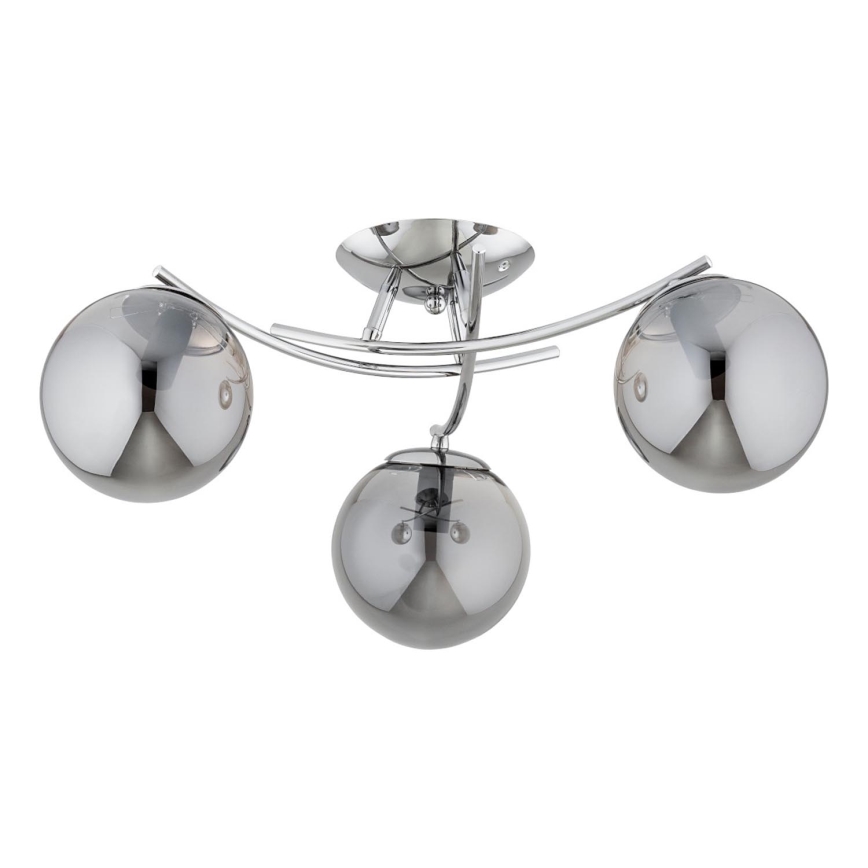 Lampadario a plafone SAVI 3xE14/10W/230V cromo lucido