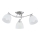 Lampadario a plafone SEVA 3xE27/15W/230V cromo lucido
