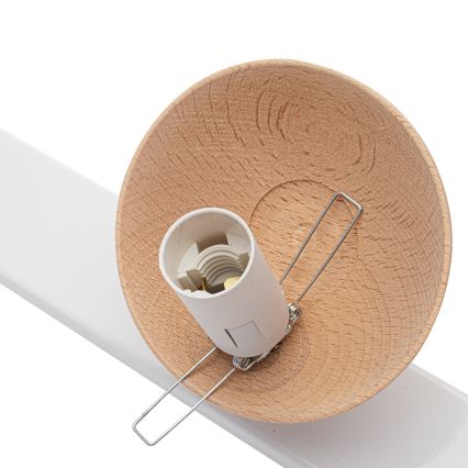 Lampadario a plafone SFERA WOOD 3xE14/40W/230V