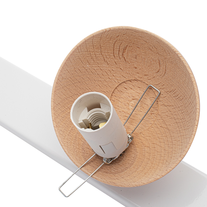 Lampadario a plafone SFERA WOOD 3xE14/40W/230V