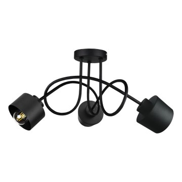 Lampadario a plafone SIMPLY BLACK 3xE27/60W/230V