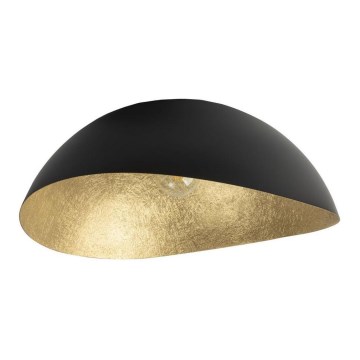 Lampadario a plafone SOLARIS 1xE27/60W/230V diametro 48 cm nero/oro