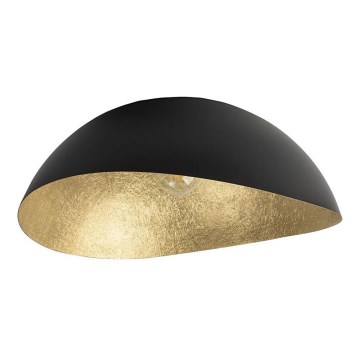 Lampadario a plafone SOLARIS 1xE27/60W/230V diametro 69 cm nero/oro