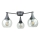 Lampadario a plafone STAR 3xE27/60W/230V nero/limpido