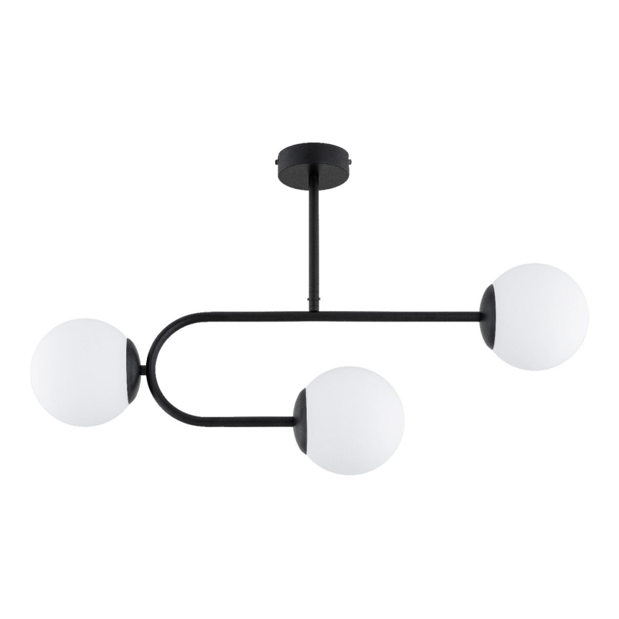 Lampadario a plafone STELLAR 3xE14/10W/230V nero