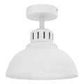 Lampadario a plafone SVEN 1xE27/15W/230V bianco