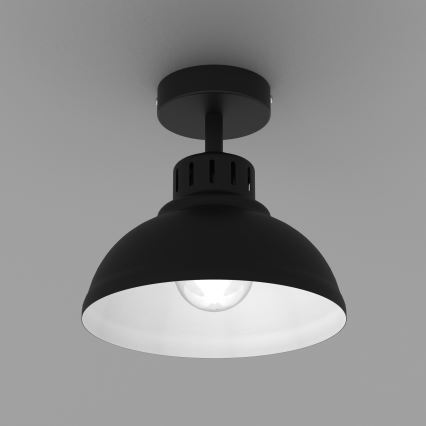 Lampadario a plafone SVEN 1xE27/15W/230V nero