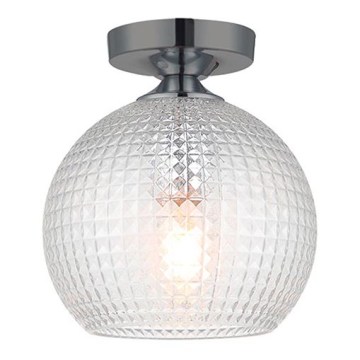 Lampadario a plafone TALISA 1xE27/40W/230V nero cromato