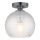 Lampadario a plafone TALISA 1xE27/40W/230V nero cromato