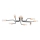 Lampadario a plafone TIMBO 8xE27/15W/230V nero/beige/faggio