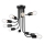 Lampadario a plafone TRINITY 10xE27/15W/230V nero
